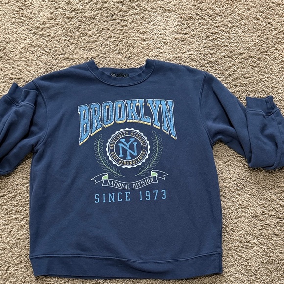 The Vinyl Icons Sweaters - Navy Blue Woman’s Graphic Sweater